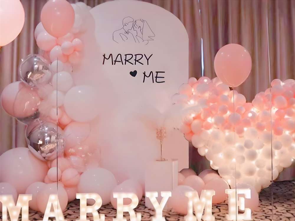 Marriage Proposal Marry Me Decoration by Wingding Event Styling Marriage Proposal Marry Me Decoration by Wingding Event Styling