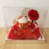 Preserved flowers Lucky Cat Fortune Cat for Chinese New Year and House Warming by Jardin Eden