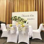 ROM Solemnisation Wedding Decoration by Wingding Event Styling at City Missions Church Singapore