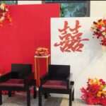 Chinese Style Tea Ceremony Backdrop Decoration by Wingding Event Styling