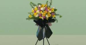 Sympathy Condolence Flower Stand