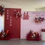 Traditional Chinese Wedding Custom Printed Backdrop by Wingding Event Styling