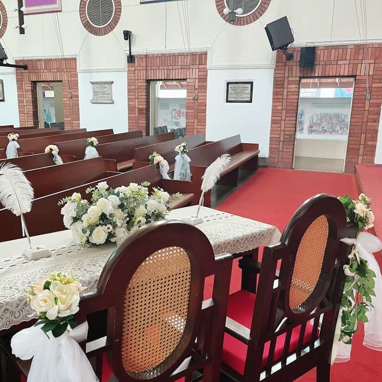 Church Wedding Decoration Singapore by Wingding Event Styling