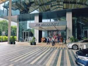 ROM Solemnisation Wedding Reception at JW Marriott Singapore decorated by Wingding Event Styling