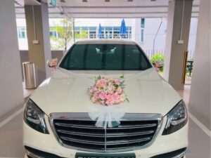 Bridal Car Wedding Car Decoration Singapore by Wingding Event Styling