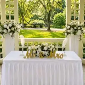 Wingding Event Styling Botanic Garden ROM Decoration Standard Package White